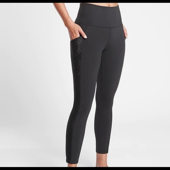 Athleta Salutation Stash Lace leggings tights! XXS - Picture 3 of 6